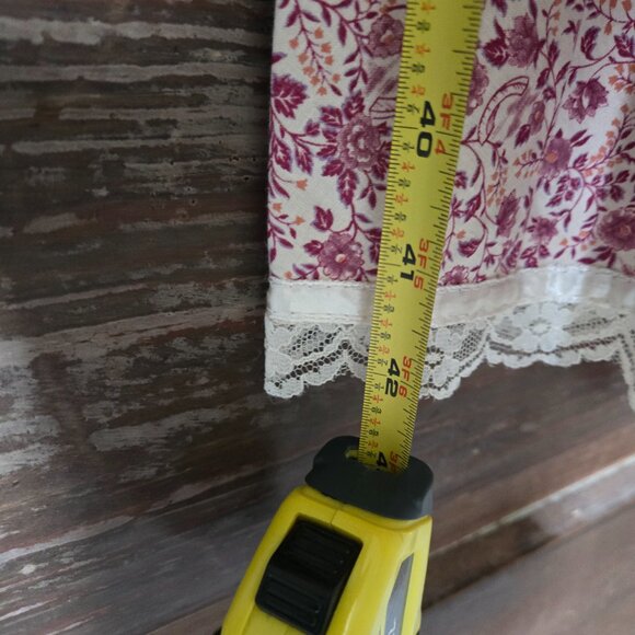 Original Gunne Sax Dress - Pink Floral - Cottagecore - Prairie - Picture 9 of 10